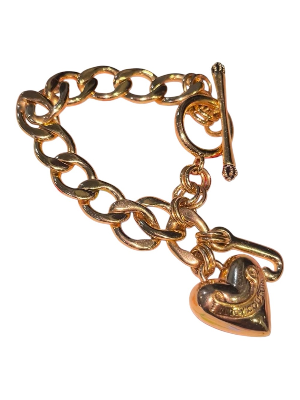 JUICY COUTURE Y2K Gold-tone Charm Bracelet